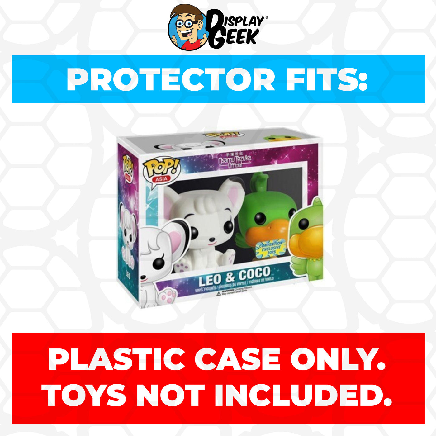 Pop Protector for 2 Pack Leo & Coco Flocked Funko Pop on The Protector Guide App by Display Geek