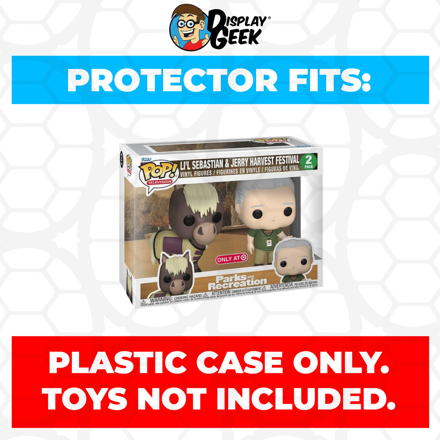 Pop Protector for 2 Pack Li'l Sebastian and Jerry Harvest Festival Funko Pop on The Protector Guide App by Display Geek