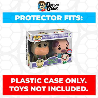 Pop Protector for 2 Pack Magilla Gorilla & Mr. Peebles NYCC Funko Pop on The Protector Guide App by Display Geek