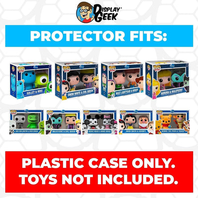 Pop Protector for 2 Pack Mini Sulley & Mike #09 Funko Pop on The Protector Guide App by Display Geek