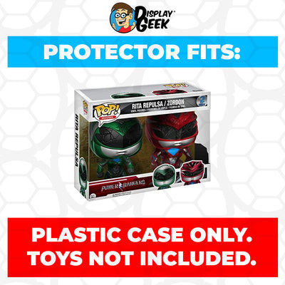 Pop Protector for 2 Pack Rita Repulsa & Zordon Funko Pop on The Protector Guide App by Display Geek