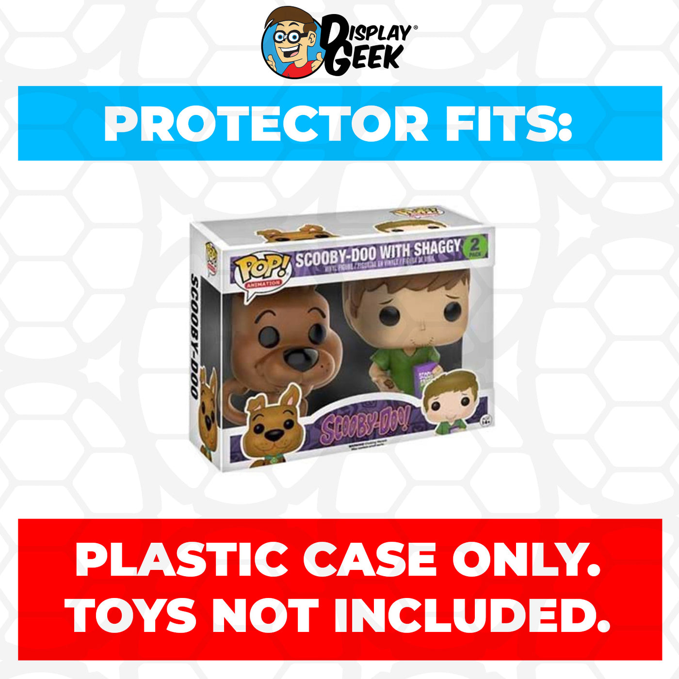 Pop Protector for 2 Pack Scooby-Doo with Shaggy Funko Pop on The Protector Guide App by Display Geek