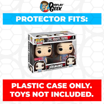 Pop Protector for 2 Pack The Grady Twins Funko Pop on The Protector Guide App by Display Geek