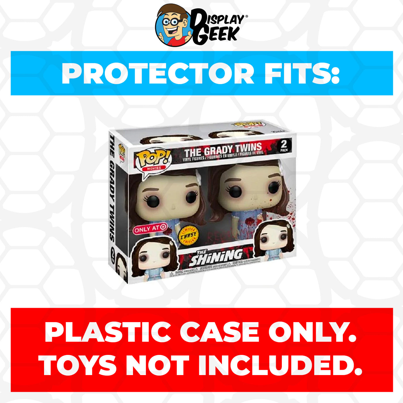 Pop Protector for 2 Pack The Grady Twins Bloody Chase Funko Pop on The Protector Guide App by Display Geek