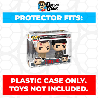 Pop Protector for 2 Pack The Sopranos - Paulie Walnuts Gualtieri & Christopher Moltisanti Funko Pop on The Protector Guide App by Display Geek