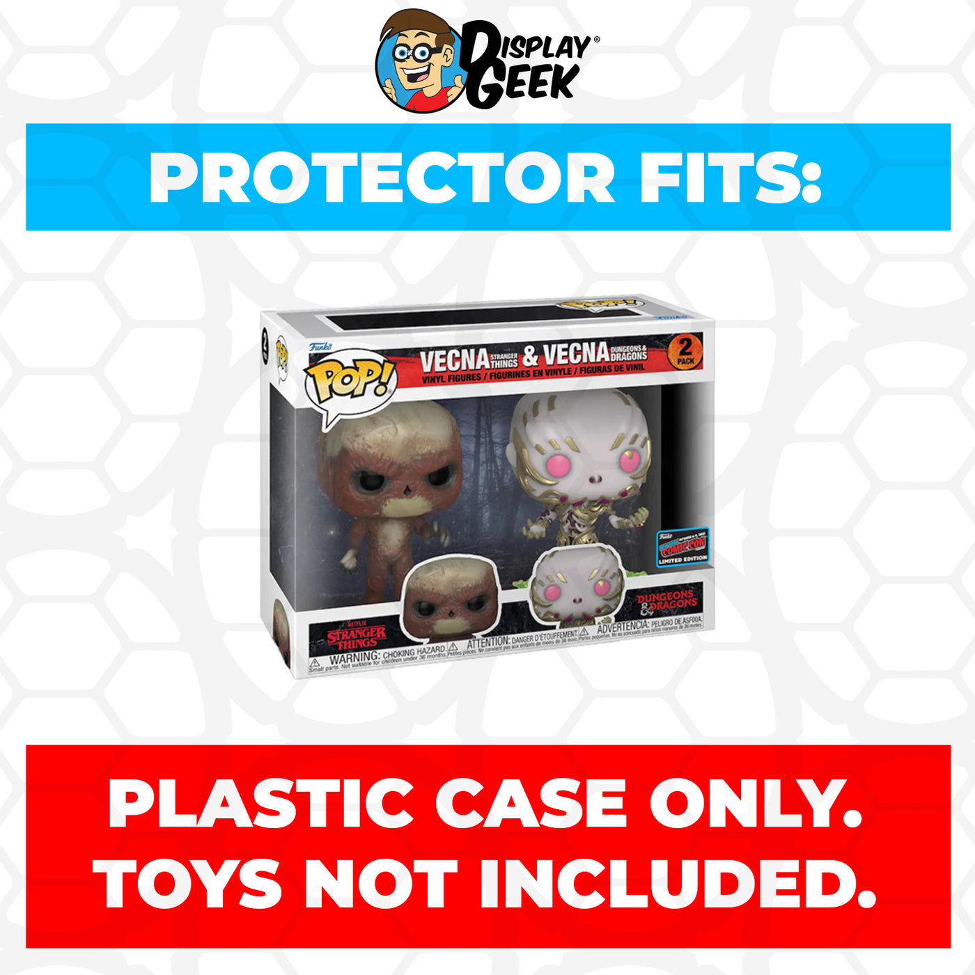 Pop Protector for 2 Pack Vecna Stranger Things & Vecna D&D Funko Pop on The Protector Guide App by Display Geek