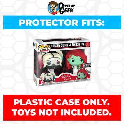 Pop Protector for 2 Pack Harley Quinn & Poison Ivy Funko Pop Funko Pop on The Protector Guide App by Display Geek