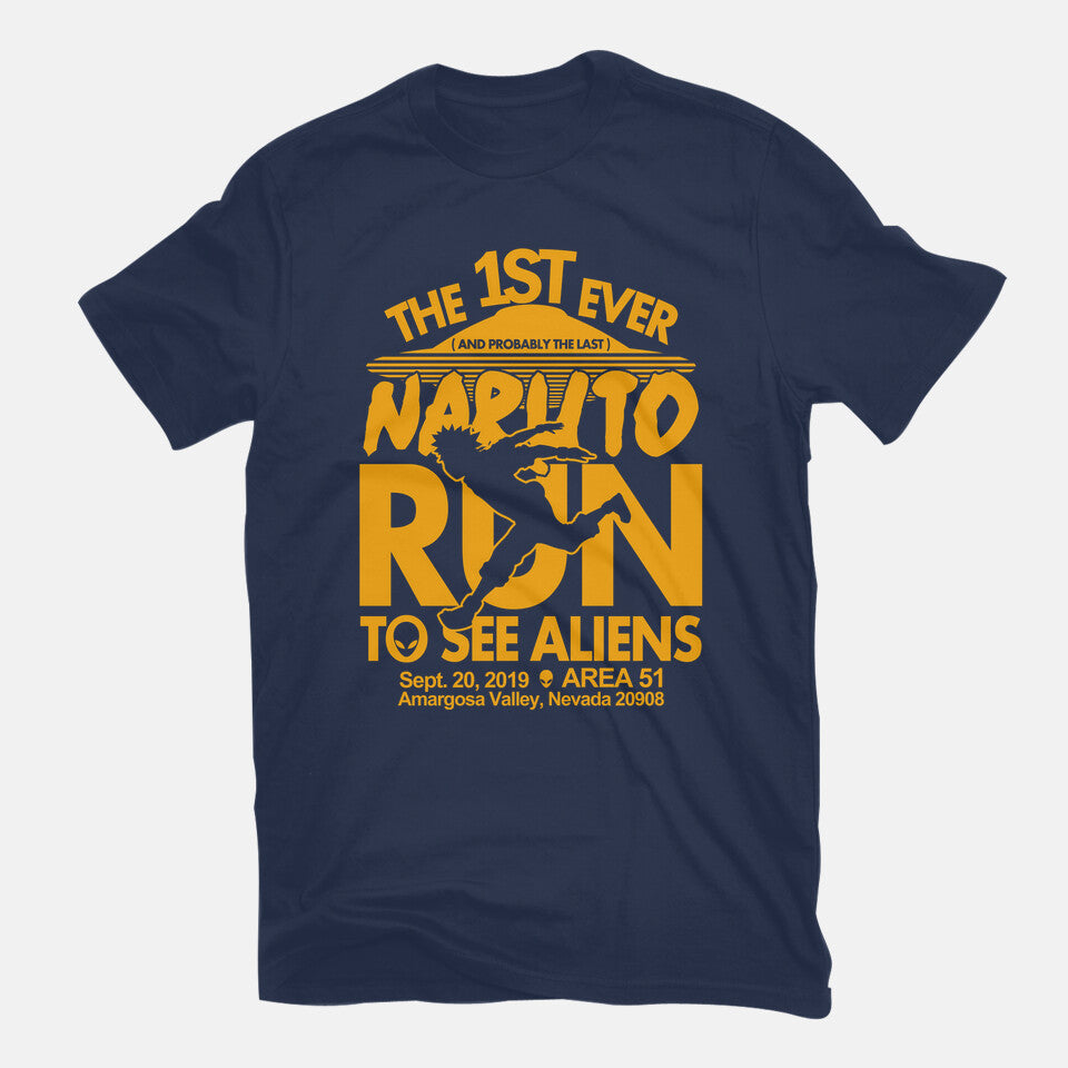 Naruto Run for Aliens - T-Shirt