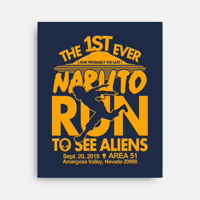 Naruto Run for Aliens - Wall Art