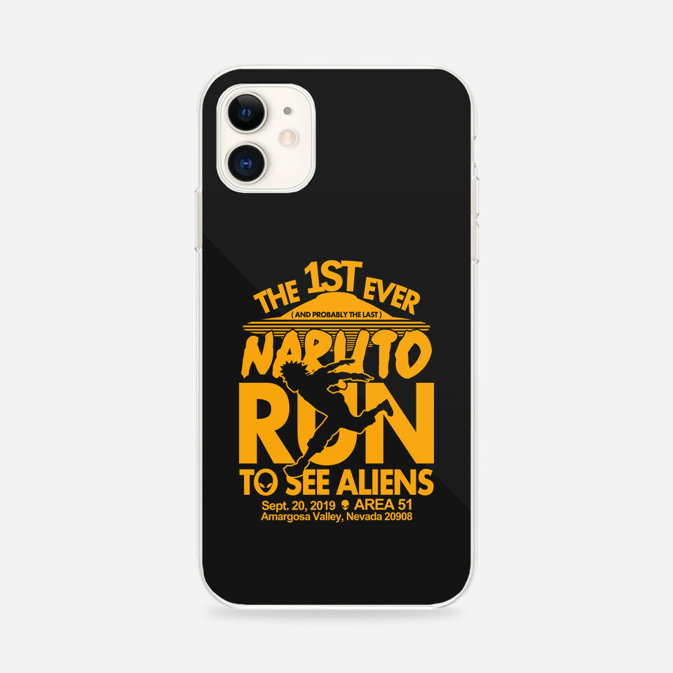 Naruto Run for Aliens - Phone Case