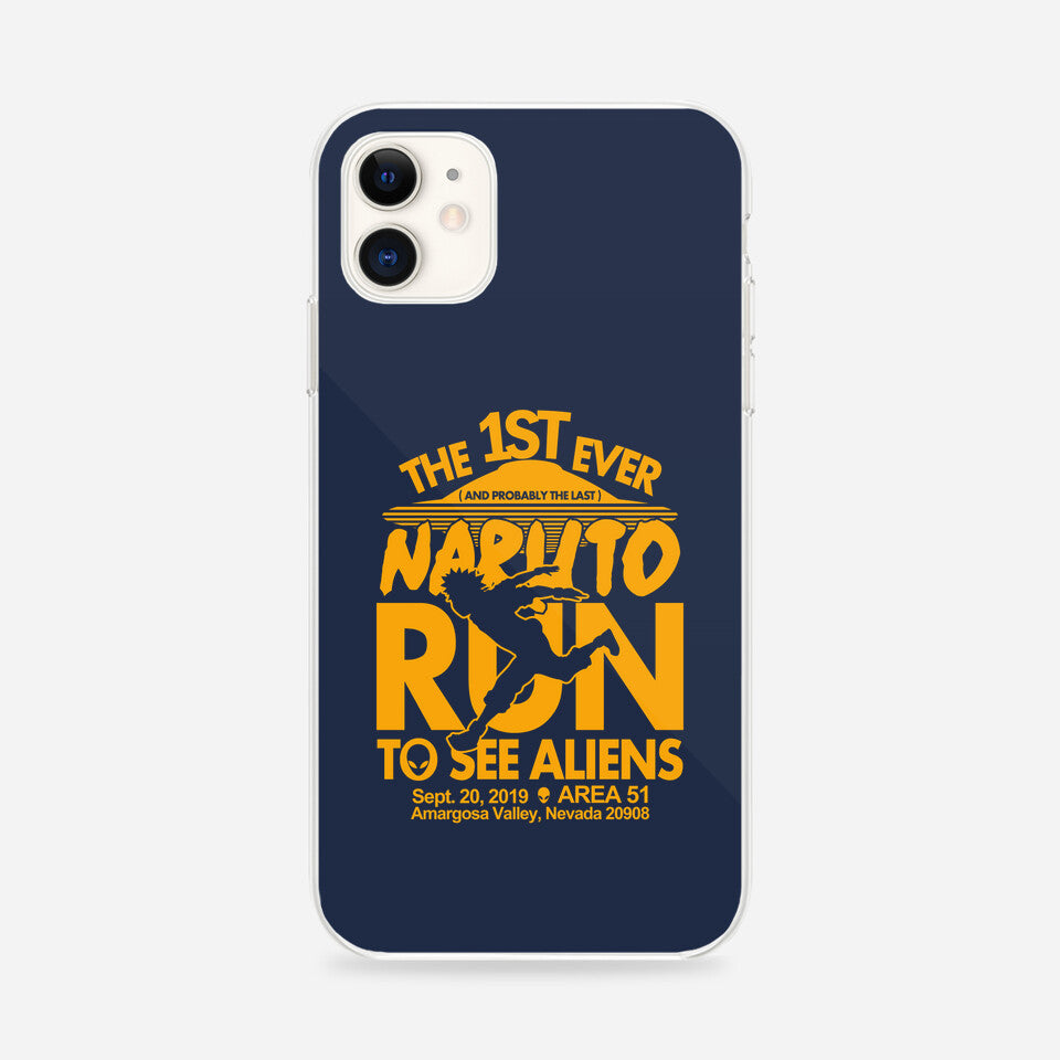 Naruto Run for Aliens - Phone Case