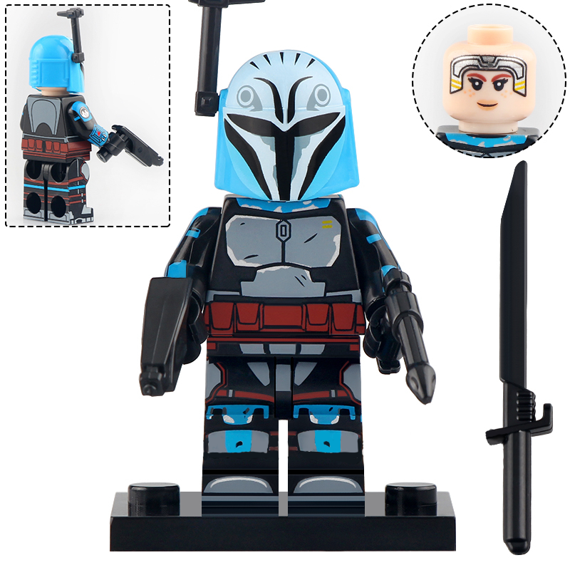 Bo Katan Kryze Mandalorian (Star Wars) - Custom Building Blocks Mini Figures Compatible with LEGO