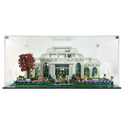 Custom Acrylic Display Case for LEGO Model 21353 - The Botanical Garden (3mm thick, UV Resistant) 9.5h x 21w x 11.5d