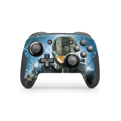 Spartan Sentinel Nintendo Switch Pro Controller Skin