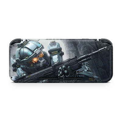 Spartan Sentinel Nintendo Switch OLED Skin