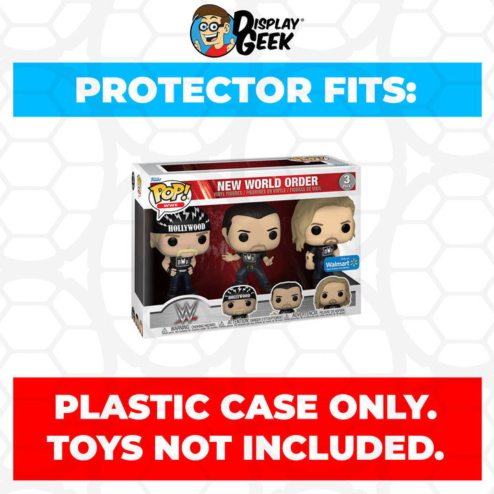 Pop Protector for 3 Pack NWO New World Order Funko Pop– Display 