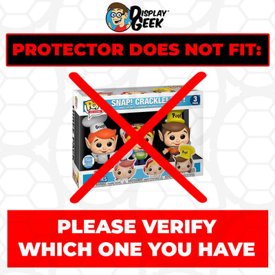 **PRE-ORDER ETA JAN 1ST** POP MOMENT Pop Protectors for Funko (0.60mm thick, UV & Scratch Resistant) 7.5h x 10w x 7d