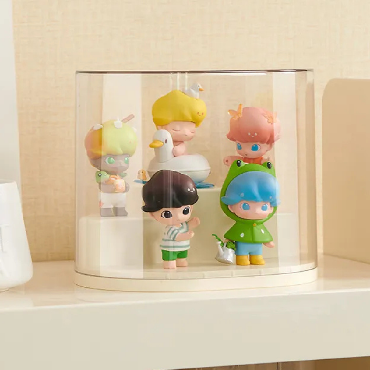 OVAL CYLINDER - Display Case for Blind Box Figures (Plastic)