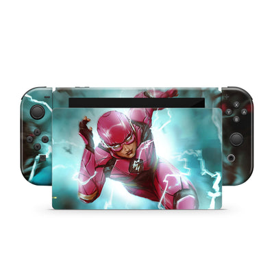 Red Velocity Nintendo Switch Skin