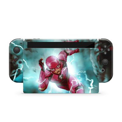 Red Velocity Nintendo Switch OLED Skin