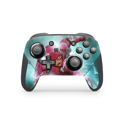 Red Velocity Nintendo Switch Pro Controller Skin