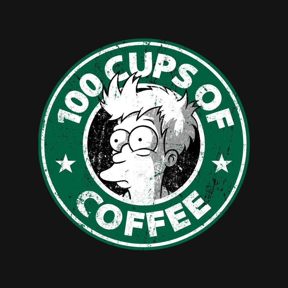 100 Cups of Coffee - T-Shirt