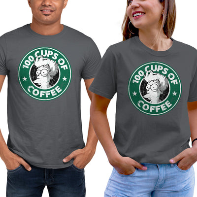 100 Cups of Coffee - T-Shirt