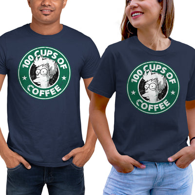 100 Cups of Coffee - T-Shirt