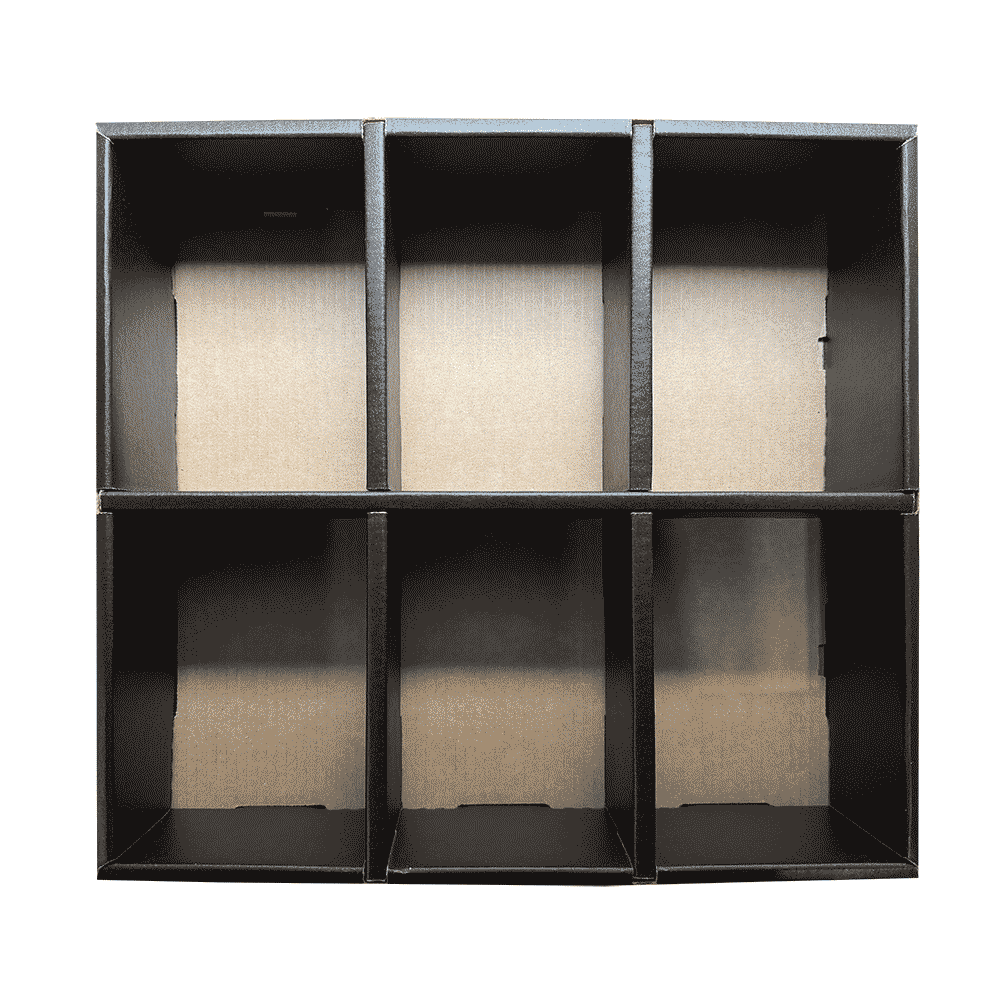 360 Degree View - Perfect Display for PopShield Armor Funko Pops - Cardboard GRAIL KUBBIE (3x2) In Box Display Case for Funko Pops in Acrylic Pop Shield Armor and Thrilljoy Pix