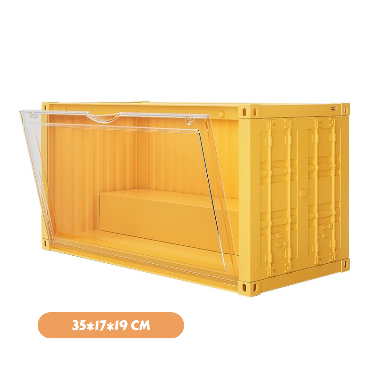 CONTAINER DESIGN - Display Case with LED Light for Blind Box Figures (Plastic)