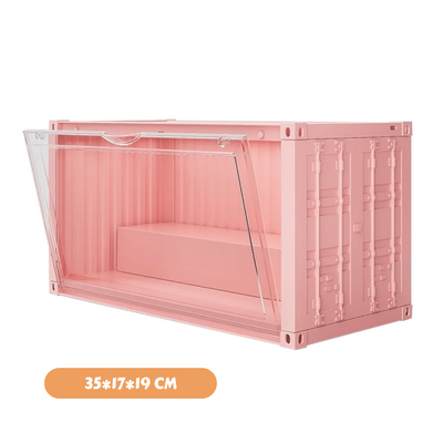 CONTAINER DESIGN - Display Case with LED Light for Blind Box Figures (Plastic)