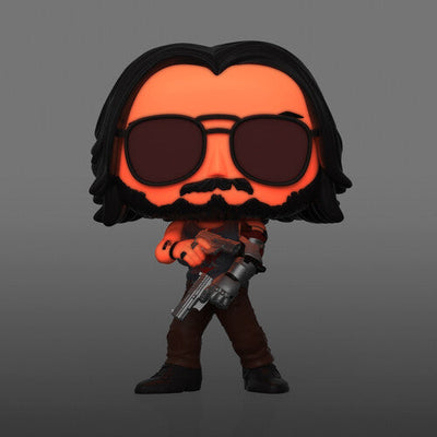 POP! Games: 592 Cyberpunk 2077, Johnny Silverhand (Gun) (GITD) Exclusive