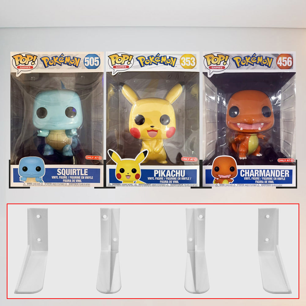 3D Pop Shelf for 10 inch Jumbo Size Funko Pop Custom Made by Display Geek and Larrys 3D Prints