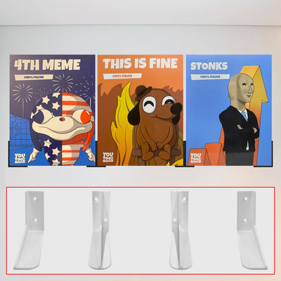 3D Floating Pop Shelf for Youtooz Standard Size Boxes (2in high x 3in deep)