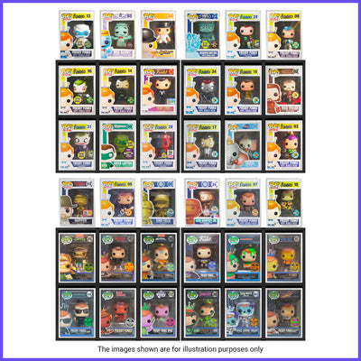 4 x GRAIL KUBBIE BLACK (3x2) - In Box Display Case for Funko Pops in Acrylic Hard Stack Armor (Cardboard)