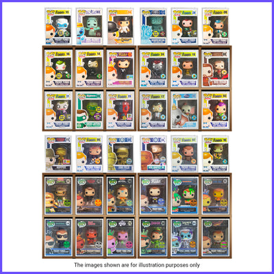 4 x GRAIL KUBBIE BROWN (3x2) - In Box Display Case for Funko Pops in Acrylic Hard Stack Armor (Cardboard)