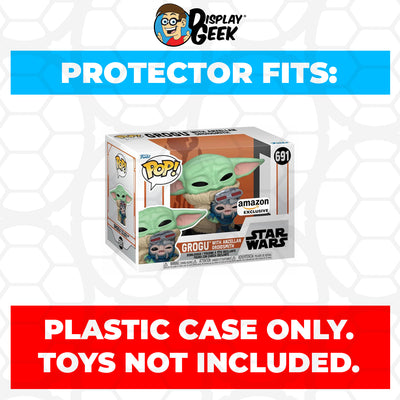 10 Pack of Pop Protector for 4 inch Standard Funko Pops on The Protector Guide App by Display Geek