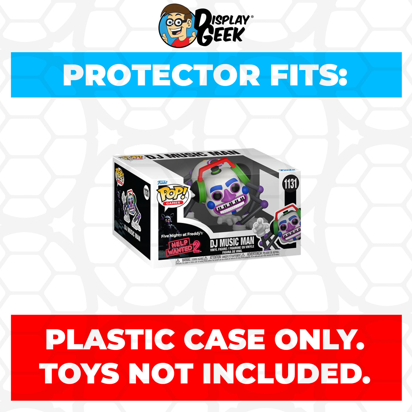 Pop Protector for 4 inch Funko Pop DJ Music Man #1131