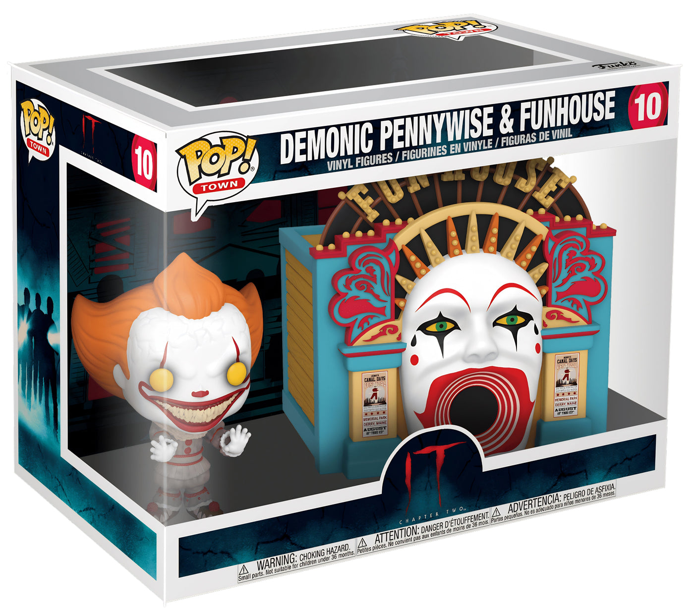 POP! Town (Movies): 10 IT (CH 2), Demonic Pennywise (Funhouse)