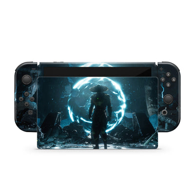 Thunder Warrior Nintendo Switch OLED Skin