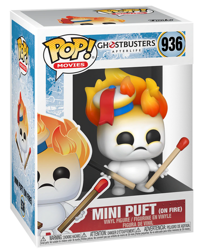 POP! Movies: 936 Ghostbusters Afterlife, Mini Puft (On Fire)