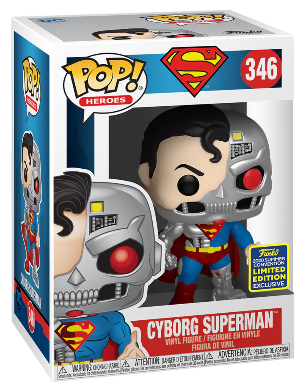 POP! Heroes: 346 Superman, Cyborg Superman Exclusive