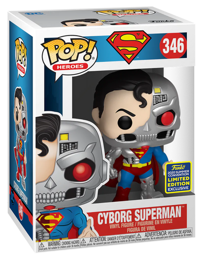 POP! Heroes: 346 Superman, Cyborg Superman Exclusive