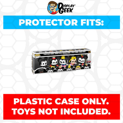 Pop Protector for 5 Pack Plane Crazy Minnie Mouse Archives Funko Pop on The Protector Guide App by Display Geek