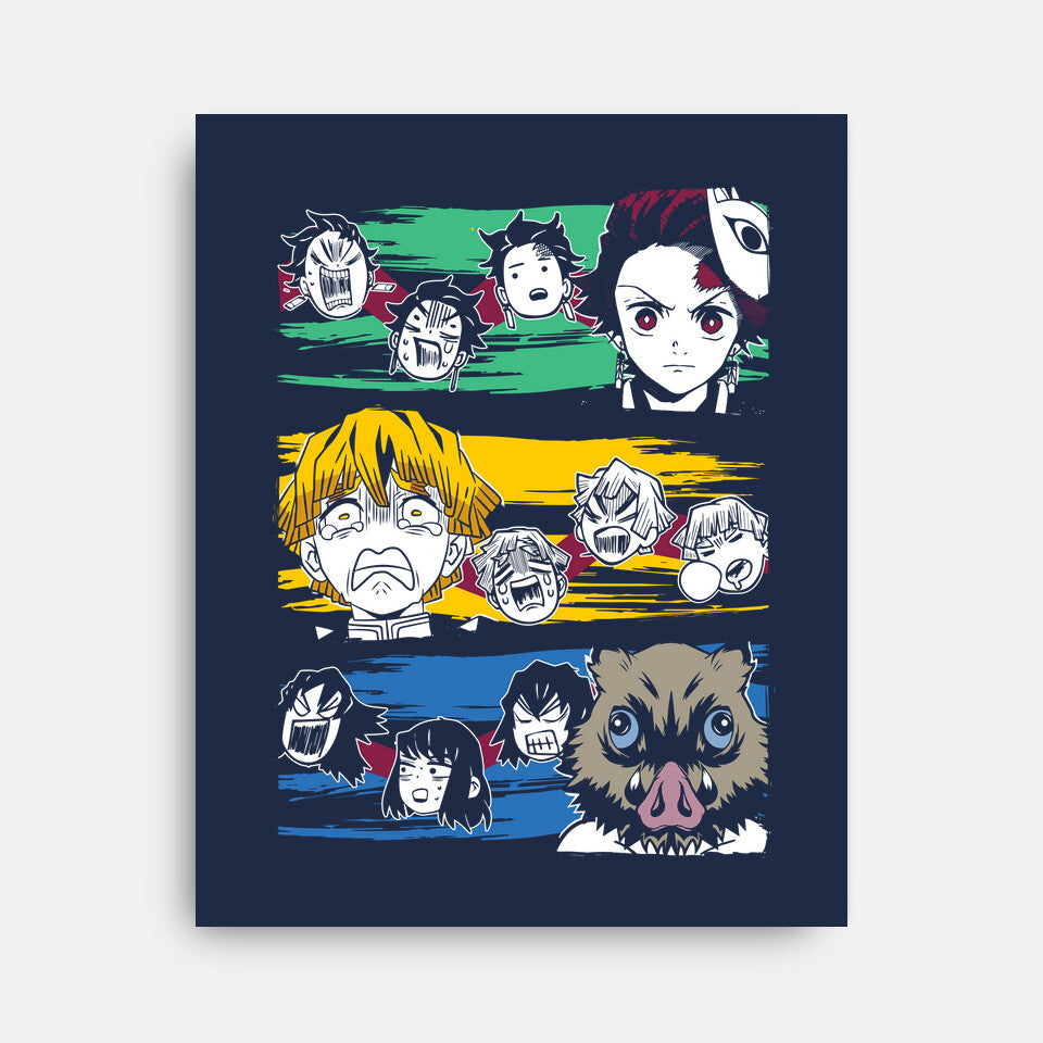 Demon Slayer Trio - Wall Art