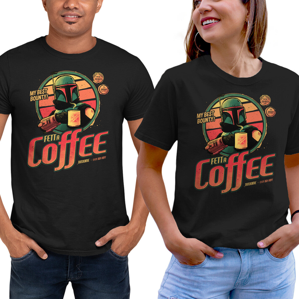 Fett A Coffee - T-Shirt