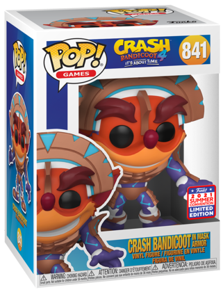 POP! Games: 841 Crash Bandicoot 4, Crash (Mask Armor) Exclusive