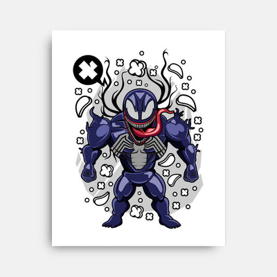 Cartoon Symbiote - Wall Art