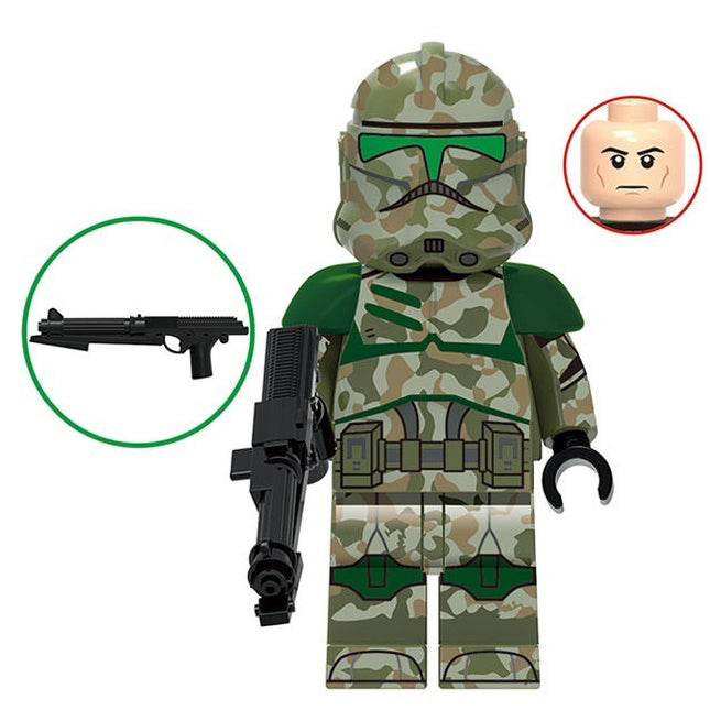 41st Kashyyyk Clone Trooper (Star Wars) - Custom Building Blocks Mini Figures Compatible with LEGO