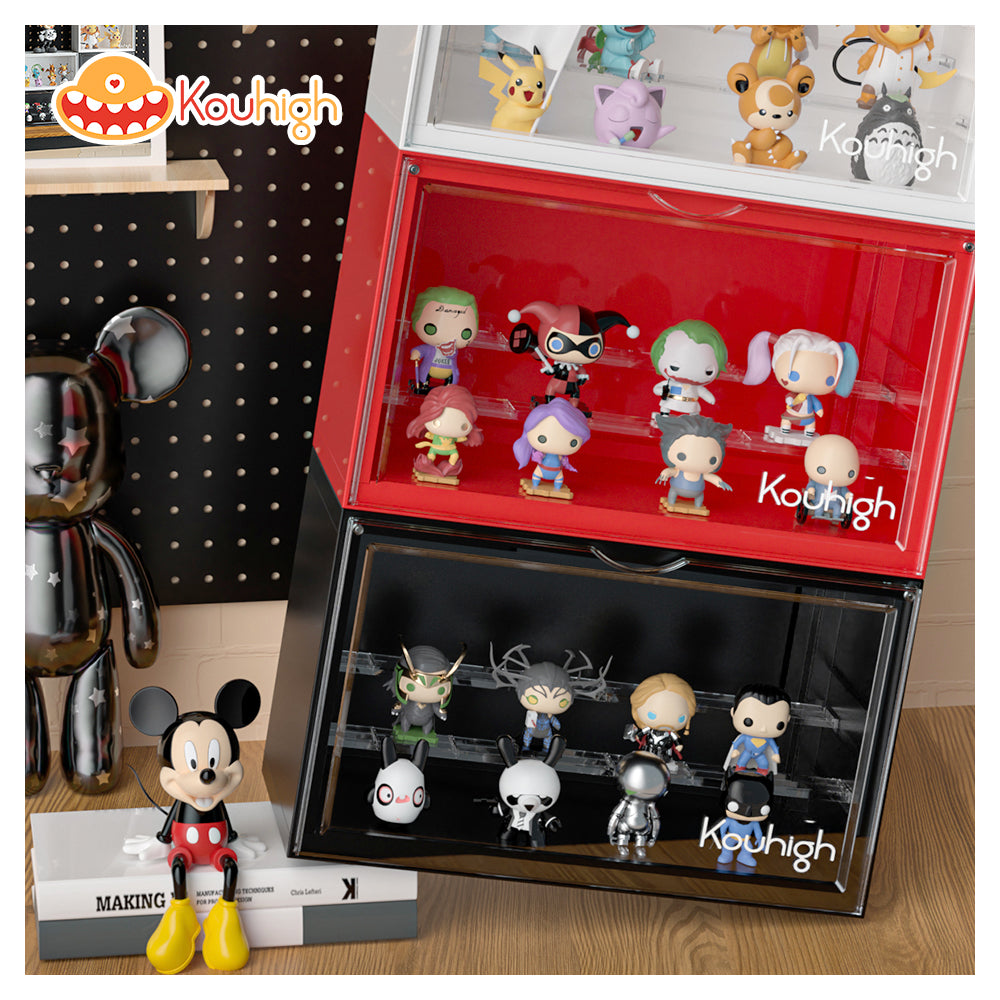 DIVERSE SERIES CLASSIC - Nine-Color Display Case for Blind Box Figures (Plastic)